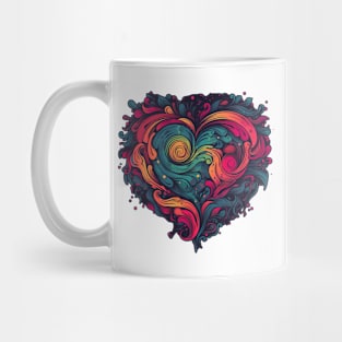 Vintage Heart Mug